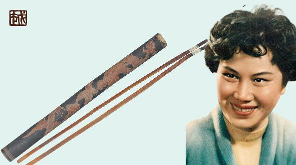 越博宝贝：​20世纪40年代徐玉兰飞龙如意云纹竹木质道琴鼓